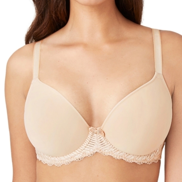 Wacoal La Femme Underwire T-Shirt Bra Sand 853117 size 36D